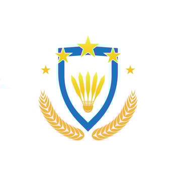 Badminton Sport Icon And Symbol Vector Template Illustration