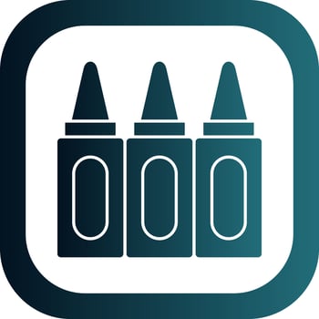 Crayon Vector Icon Design