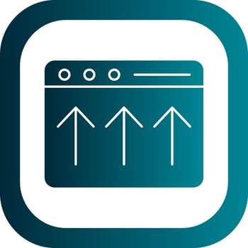 Above The Fold Vector Icon Design