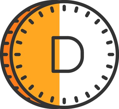 Dalasi Vector Icon Design
