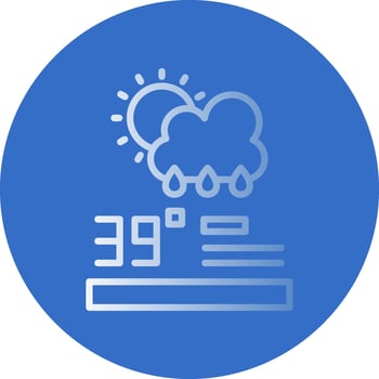 Forecast Analytics Vector Icon Design
