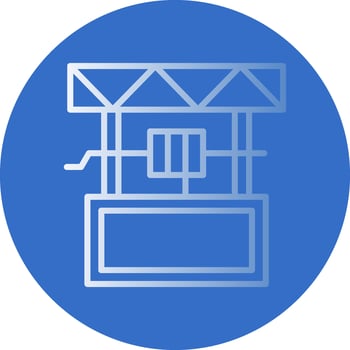 Water Well Vector Icon Design