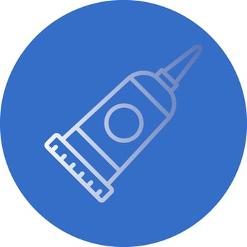 Paint Tube Vector Icon Design