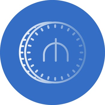 Manat Vector Icon Design