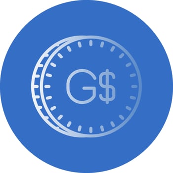 Guyanese dollar Vector Icon Design