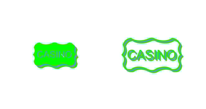Casino Sign Vector Icon