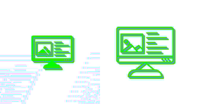 Unique Content Planning Vector Icon