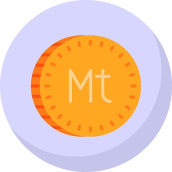 Metical Vector Icon Design