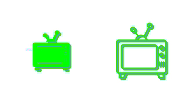 Television Vector Icon