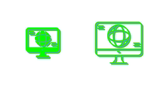 Monitor Vector Icon