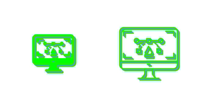 Desktop Vector Icon