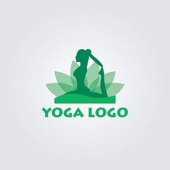 Yoga Logo design Vector template Vector