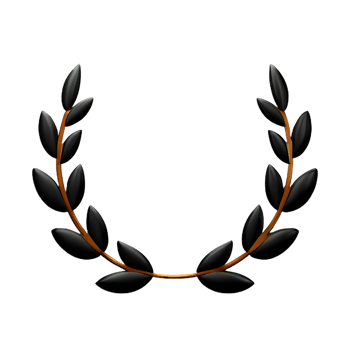 laurel wreath 3d rendering icon illustration png