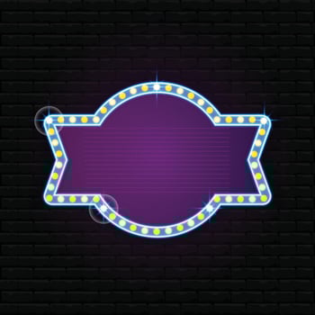 Cinema Retro with Sparking Color vector