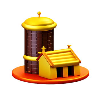 medieval 3d rendering icon illustration png