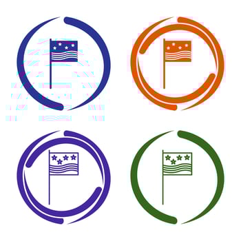 Flags Vector Icon