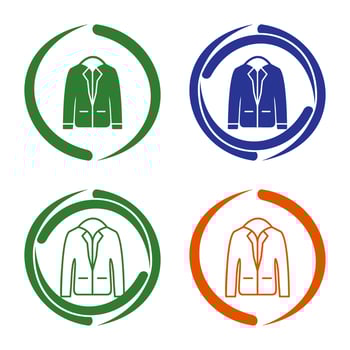 Stylish Jacket Vector Icon