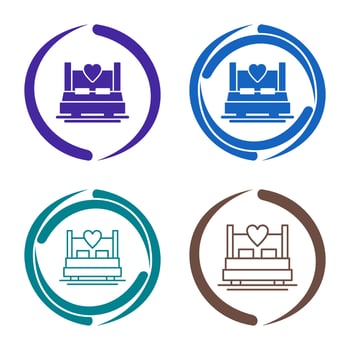 Double Bed Vector Icon