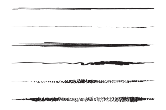 handwriting lines set png