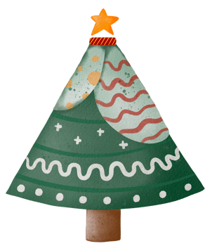 christmas tree element png