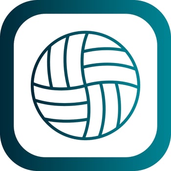 Volleyball Vector Icon Design