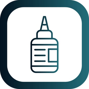 Liquid Glue Vector Icon Design