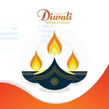 Happy Diwali Illustration Background Design. vector
