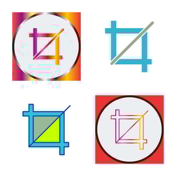Unique Crop Vector Icon