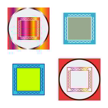Unique Frame Vector Icon