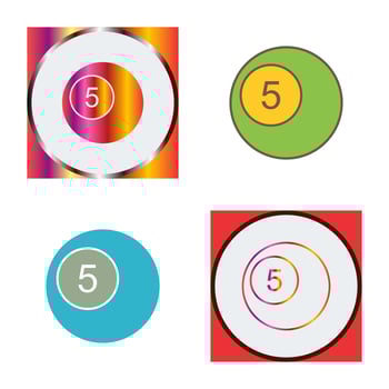 Pool Balls Vector Icon