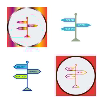 Signboard Vector Icon