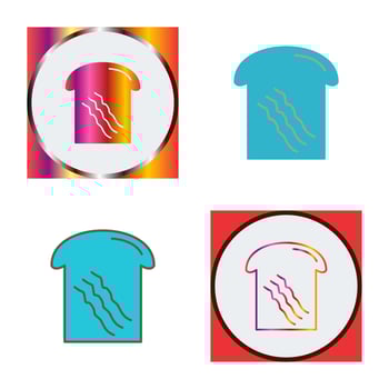 Toast Vector Icon