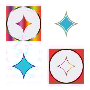Unique Diamond Vector Icon