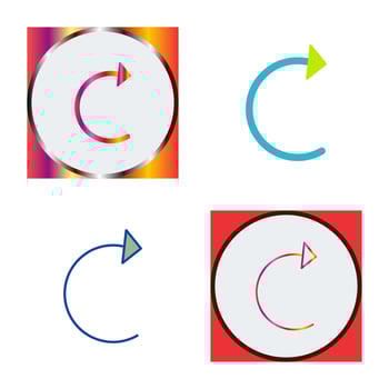 Unique Reload Vector Icon