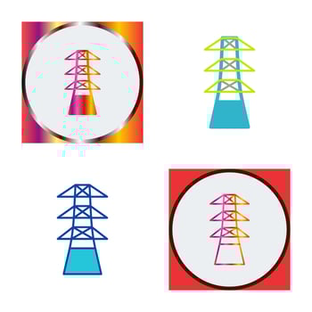 Unique Tower Vector Icon