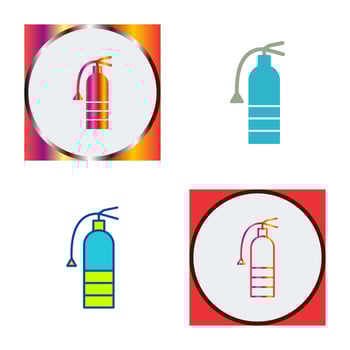 Unique Extinguisher Vector Icon