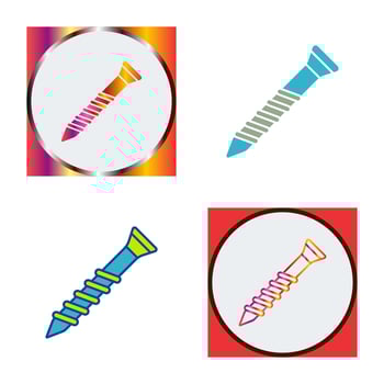 Screw Vector Icon