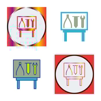 Tools Exhibit Vector Icon