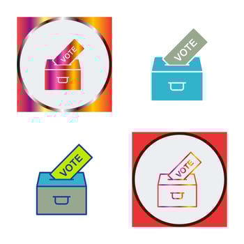 Casting Vote Vector Icon