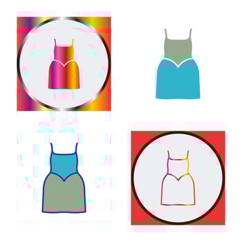 Party Dress Vector Icon