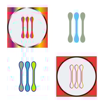 Cotton Bud Vector Icon
