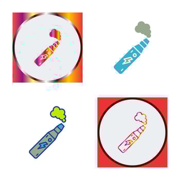 Electronic Cigarette Vector Icon
