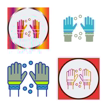 Winter Gloves Vector Icon