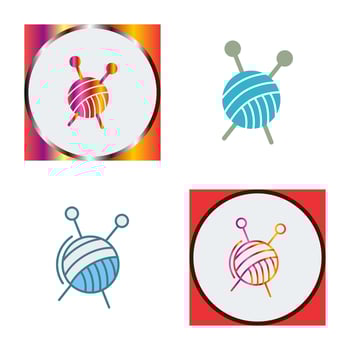 Knitting Vector Icon