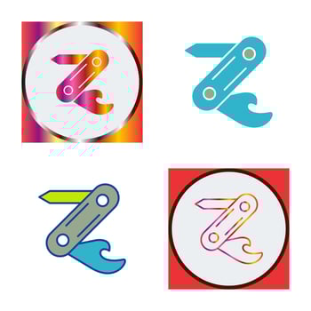 Swiss Army Knife Vector Icon