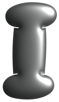 Hologram Alphabet Uppercase I png
