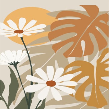 Beautiful vector wall art and graphics for home decor