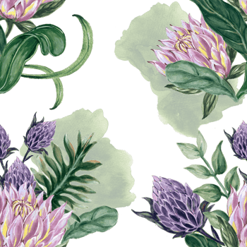 Bouquet Flower Floral Anemone, Rose, King Protea botanical plants blossom seamless background png