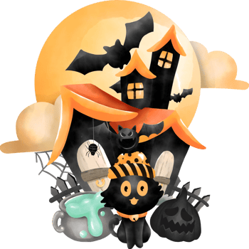 Happy Halloween Day Elements png