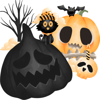 Happy Halloween Day Elements png